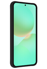 Forterra Forterra Samsung Galaxy A36 Hoesje Siliconen Met Screenprotector - Zwart