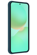 Forterra Forterra Samsung Galaxy A36 Hoesje Siliconen Met 2x Screenprotector - Donkerblauw