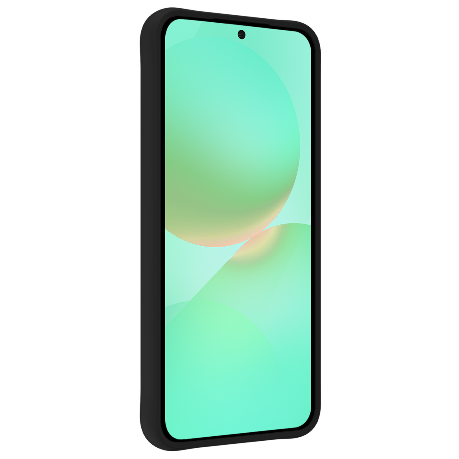 Forterra Forterra Samsung Galaxy A36 Hoesje Siliconen Met 2x Screenprotector - Zwart