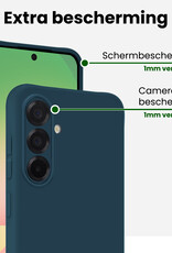 BASEY. BASEY. Samsung Galaxy A56 Hoesje Siliconen - Donkerblauw