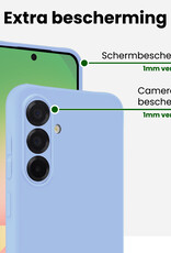 BASEY. BASEY. Samsung Galaxy A56 Hoesje Siliconen - Lichtblauw - 2 PACK