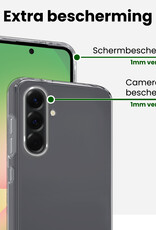 BASEY. BASEY. Samsung Galaxy A56 Hoesje Siliconen - Transparant - 2 PACK