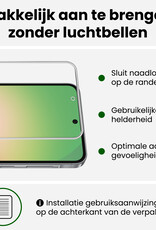 BASEY. BASEY. Samsung Galaxy A56 Hoesje Siliconen Met Screenprotector - Zwart