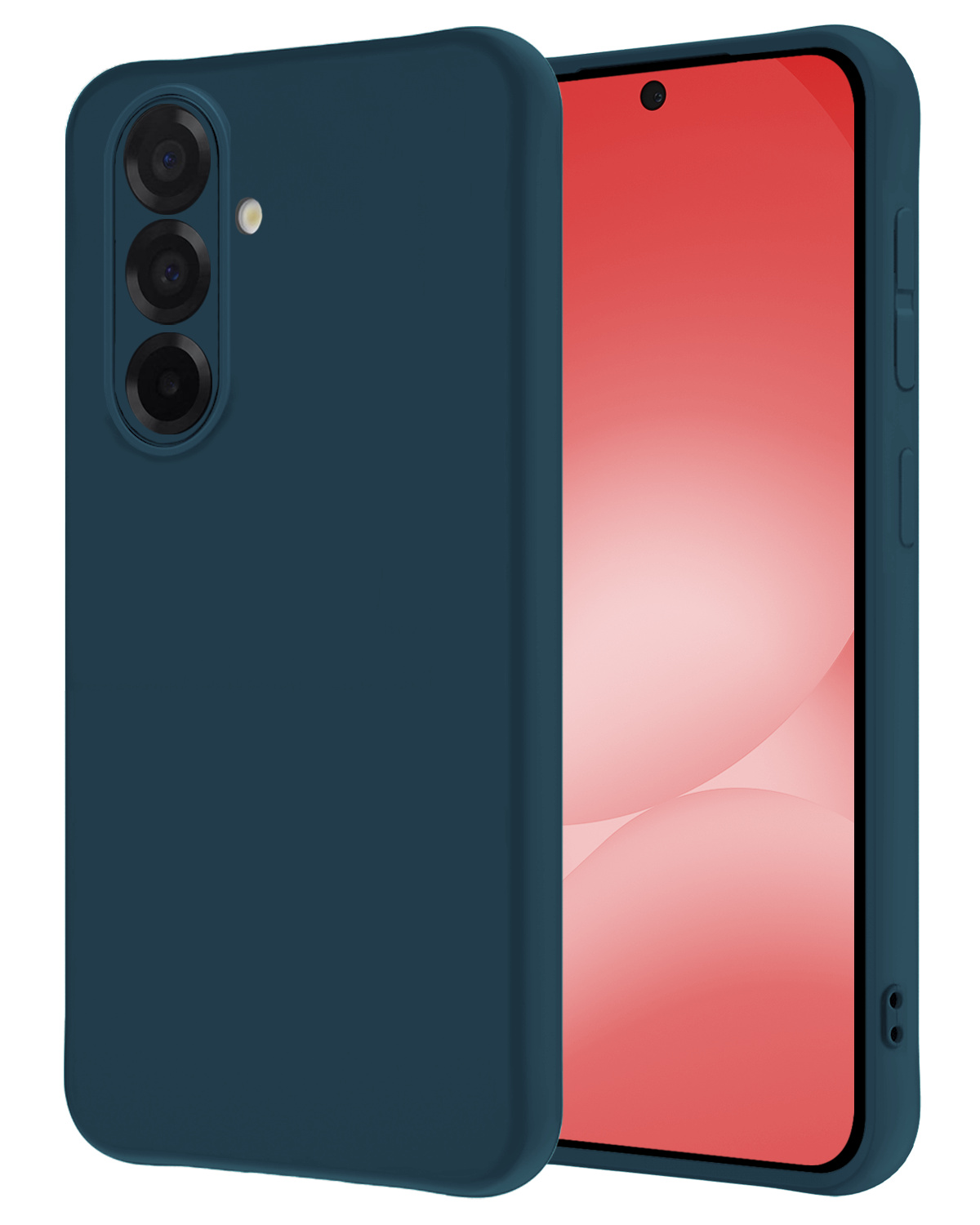 NoXx NoXx Samsung Galaxy A56 Hoesje Siliconen - Donkerblauw