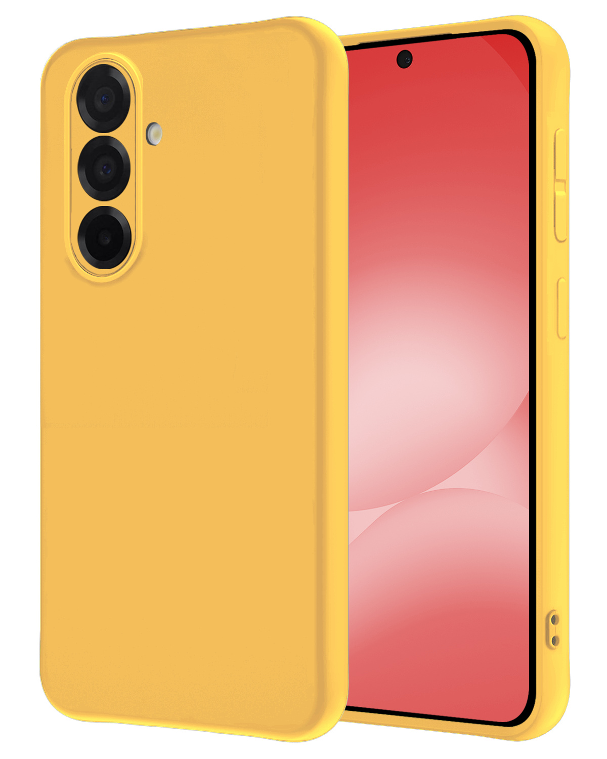 NoXx NoXx Samsung Galaxy A56 Hoesje Siliconen - Geel