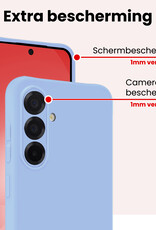 NoXx NoXx Samsung Galaxy A56 Hoesje Siliconen - Lichtblauw - 2 PACK