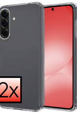 NoXx NoXx Samsung Galaxy A56 Hoesje Siliconen - Transparant - 2 PACK