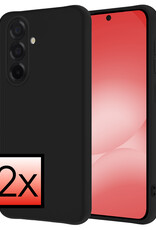 NoXx NoXx Samsung Galaxy A56 Hoesje Siliconen - Zwart - 2 PACK