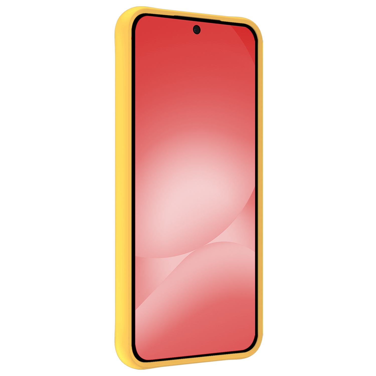 NoXx NoXx Samsung Galaxy A56 Hoesje Siliconen Met 2x Screenprotector - Geel