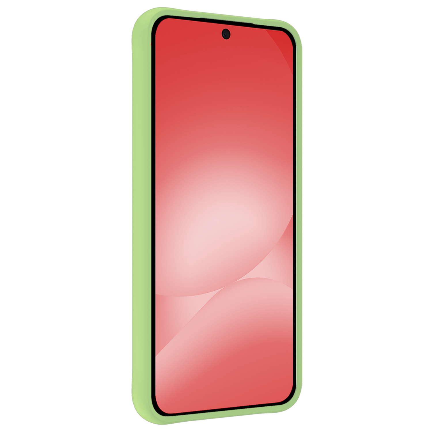 NoXx NoXx Samsung Galaxy A56 Hoesje Siliconen Met 2x Screenprotector - Groen