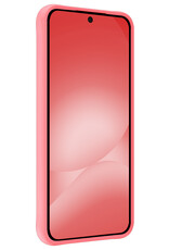 NoXx NoXx Samsung Galaxy A56 Hoesje Siliconen Met 2x Screenprotector - Lichtroze