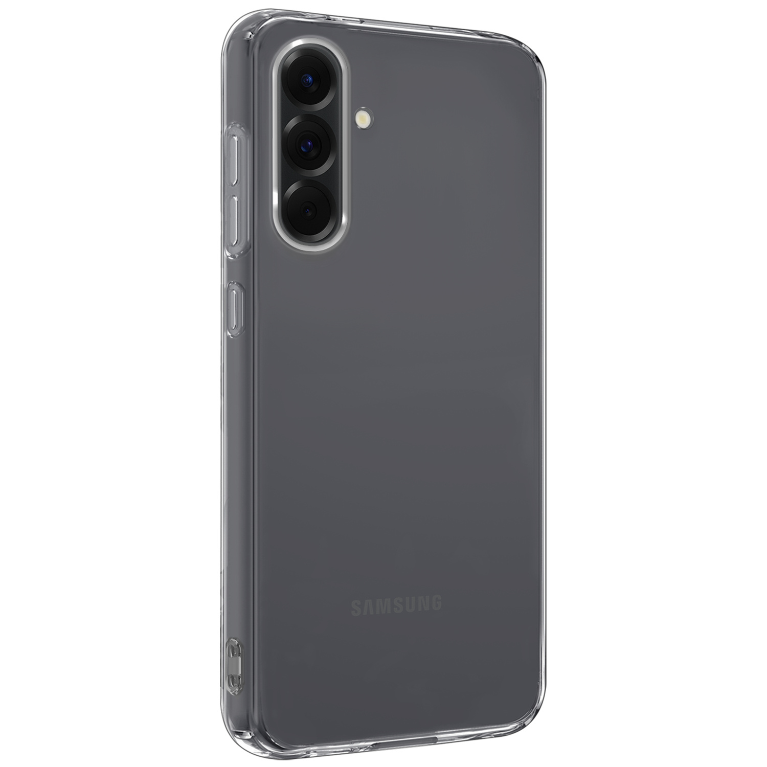 NoXx NoXx Samsung Galaxy A56 Hoesje Siliconen Met 2x Screenprotector - Transparant