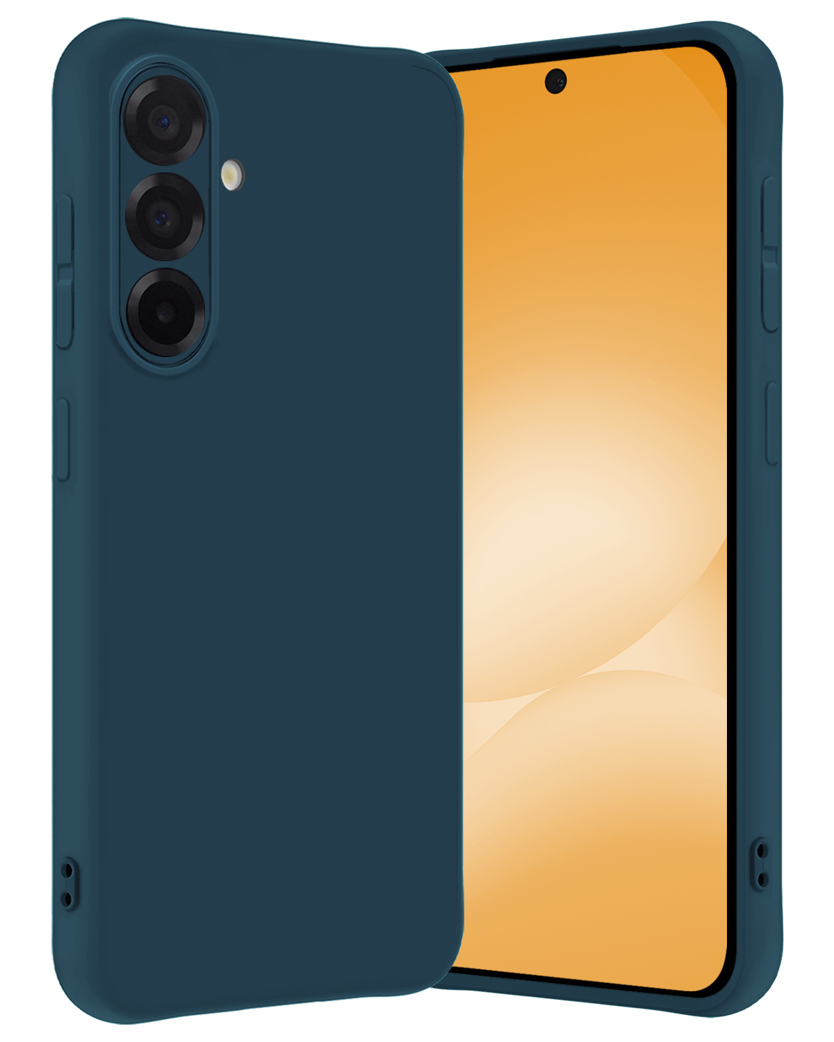 Nomfy Nomfy Samsung Galaxy A56 Hoesje Siliconen - Donkerblauw