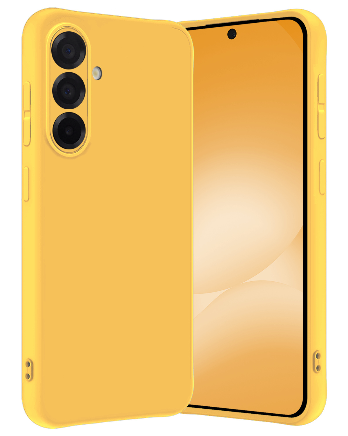 Nomfy Nomfy Samsung Galaxy A56 Hoesje Siliconen - Geel