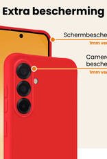 Nomfy Nomfy Samsung Galaxy A56 Hoesje Siliconen - Rood