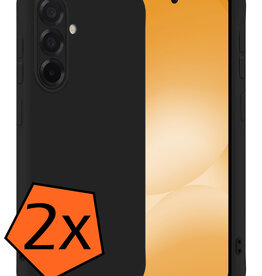 Nomfy Nomfy Samsung Galaxy A56 Hoesje Siliconen - Zwart - 2 PACK