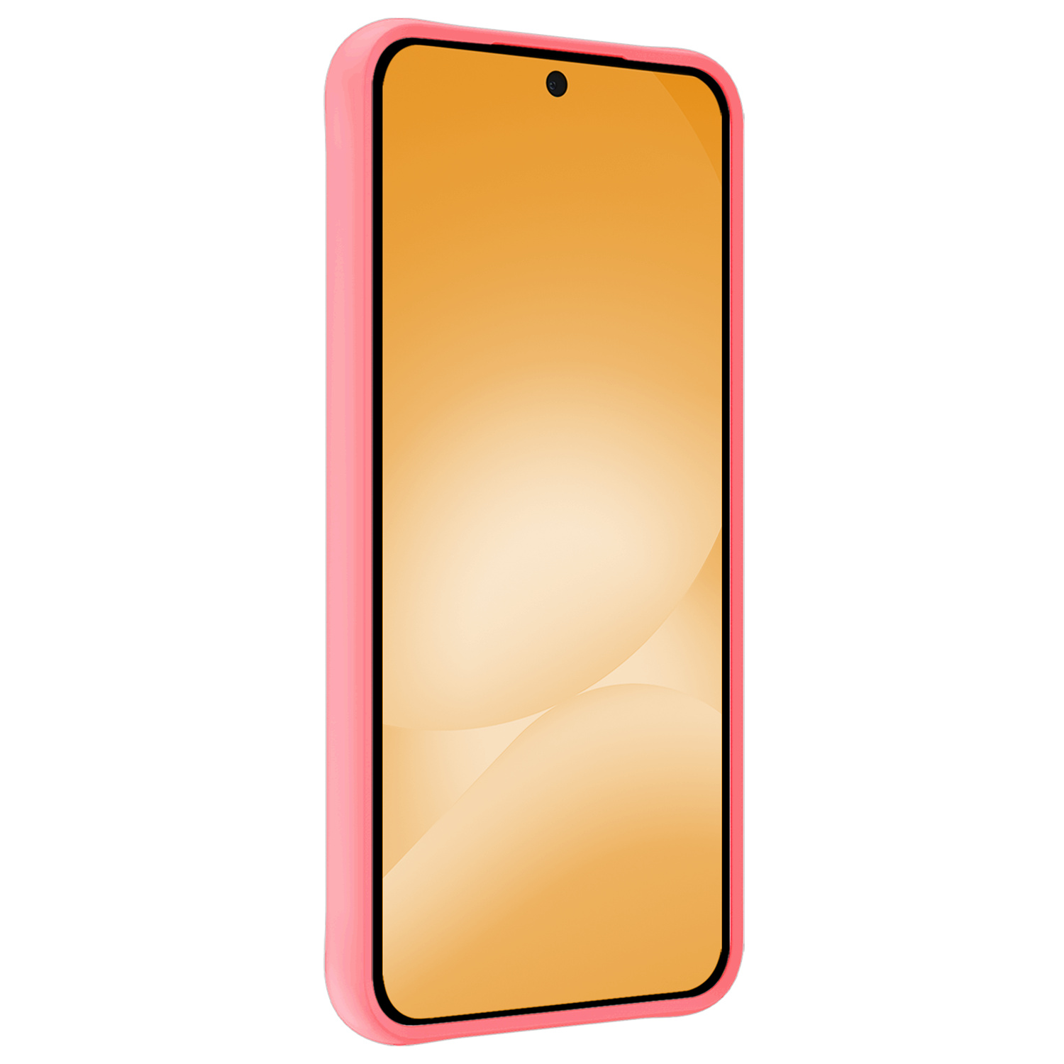 Nomfy Nomfy Samsung Galaxy A56 Hoesje Siliconen Met Screenprotector - Lichtroze