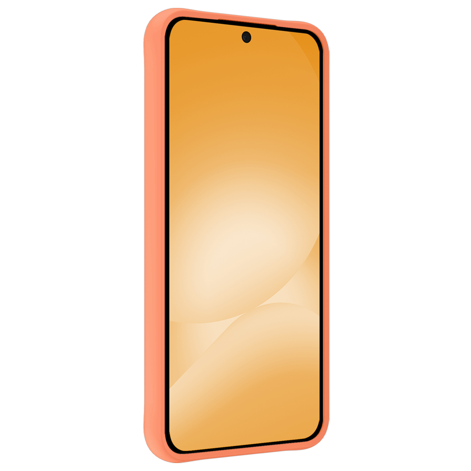 Nomfy Nomfy Samsung Galaxy A56 Hoesje Siliconen Met Screenprotector - Perzik