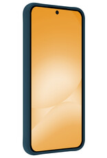 Nomfy Nomfy Samsung Galaxy A56 Hoesje Siliconen Met 2x Screenprotector - Donkerblauw