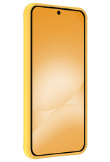 Nomfy Nomfy Samsung Galaxy A56 Hoesje Siliconen Met 2x Screenprotector - Geel