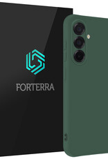 Forterra Forterra Samsung Galaxy A56 Hoesje Siliconen - Donkergroen