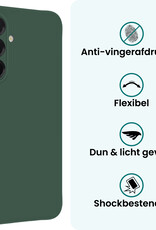 Forterra Forterra Samsung Galaxy A56 Hoesje Siliconen - Donkergroen