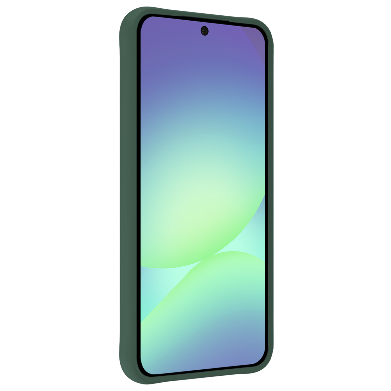 Forterra Forterra Samsung Galaxy A56 Hoesje Siliconen - Donkergroen