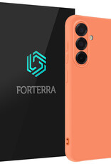 Forterra Forterra Samsung Galaxy A56 Hoesje Siliconen - Perzik