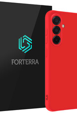 Forterra Forterra Samsung Galaxy A56 Hoesje Siliconen - Rood