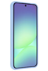 Forterra Forterra Samsung Galaxy A56 Hoesje Siliconen Met Screenprotector - Lichtblauw