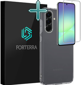 Forterra Forterra Samsung Galaxy A56 Hoesje Siliconen Met Screenprotector - Transparant