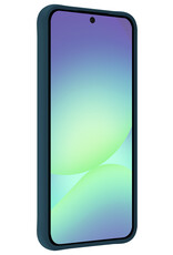 Forterra Forterra Samsung Galaxy A56 Hoesje Siliconen Met 2x Screenprotector - Donkerblauw