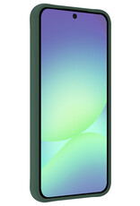 Forterra Forterra Samsung Galaxy A56 Hoesje Siliconen Met 2x Screenprotector - Donkergroen