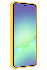 Forterra Forterra Samsung Galaxy A56 Hoesje Siliconen Met 2x Screenprotector - Geel