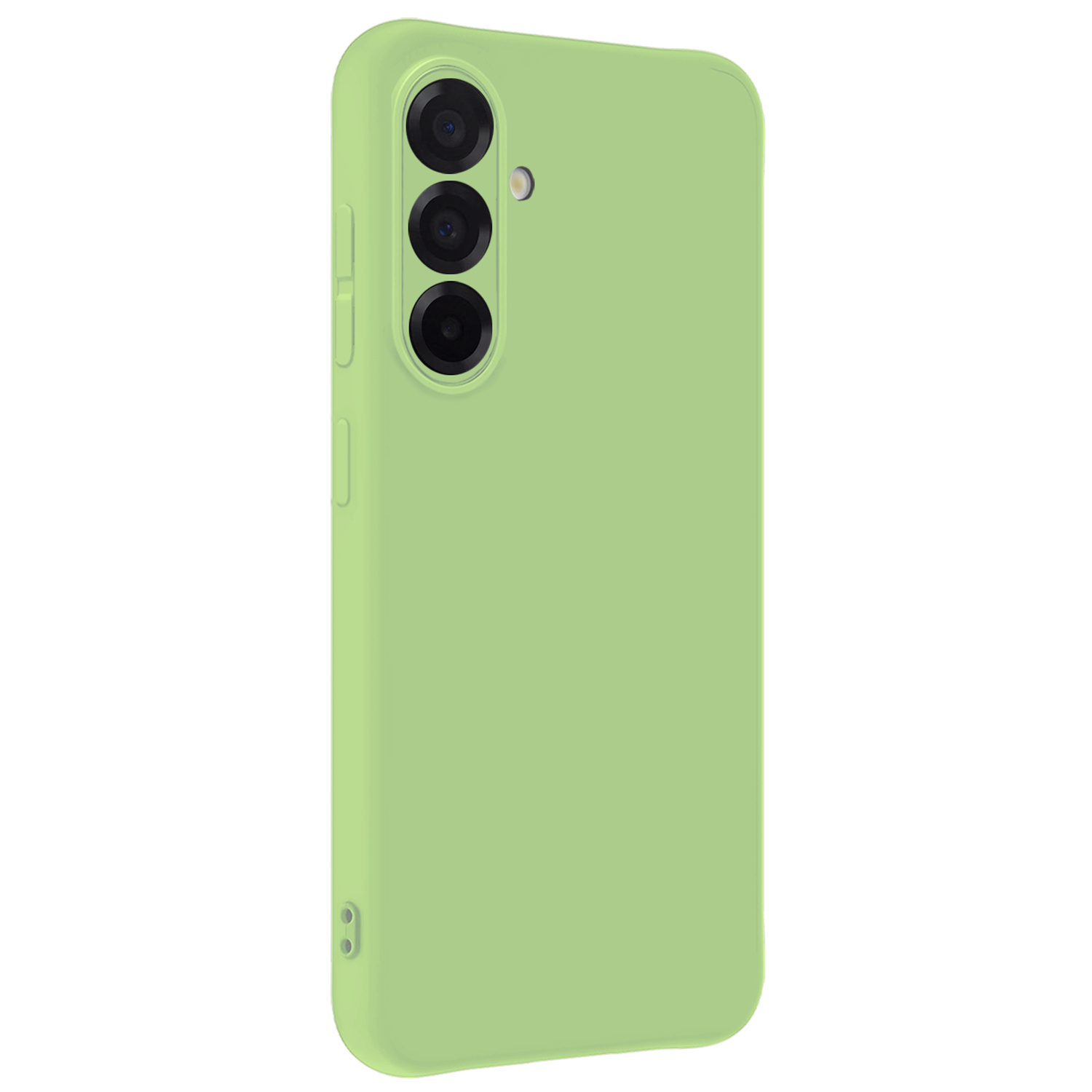 Forterra Forterra Samsung Galaxy A56 Hoesje Siliconen Met 2x Screenprotector - Groen
