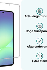 Forterra Forterra Samsung Galaxy A56 Hoesje Siliconen Met 2x Screenprotector - Lichtroze