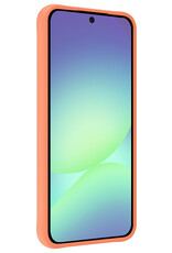 Forterra Forterra Samsung Galaxy A56 Hoesje Siliconen Met 2x Screenprotector - Perzik