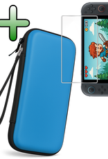 BASEY. BASEY. Nintendo Switch 2 Hoesje Met Screenprotector - Blauw