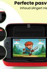 BASEY. BASEY. Nintendo Switch 2 Hoesje Met Screenprotector - Rood