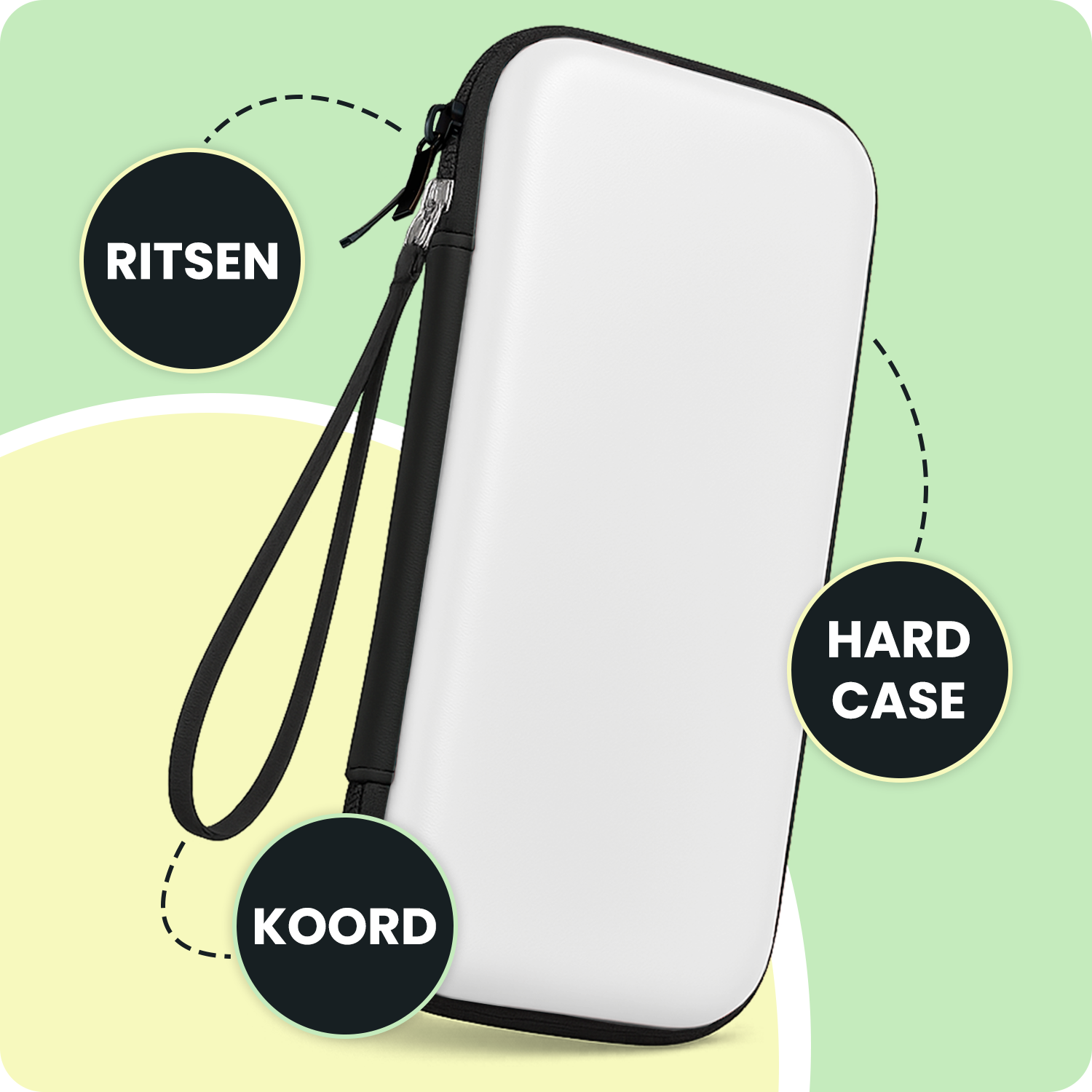 BASEY. BASEY. Nintendo Switch 2 Hoesje Met Screenprotector - Wit
