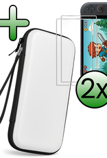BASEY. BASEY. Nintendo Switch 2 Hoesje Met Screenprotector - Wit