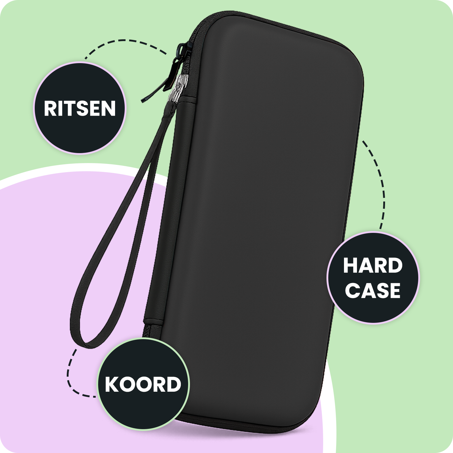 NoXx NoXx Hoesje voor Nintendo Switch 2 - Zwart