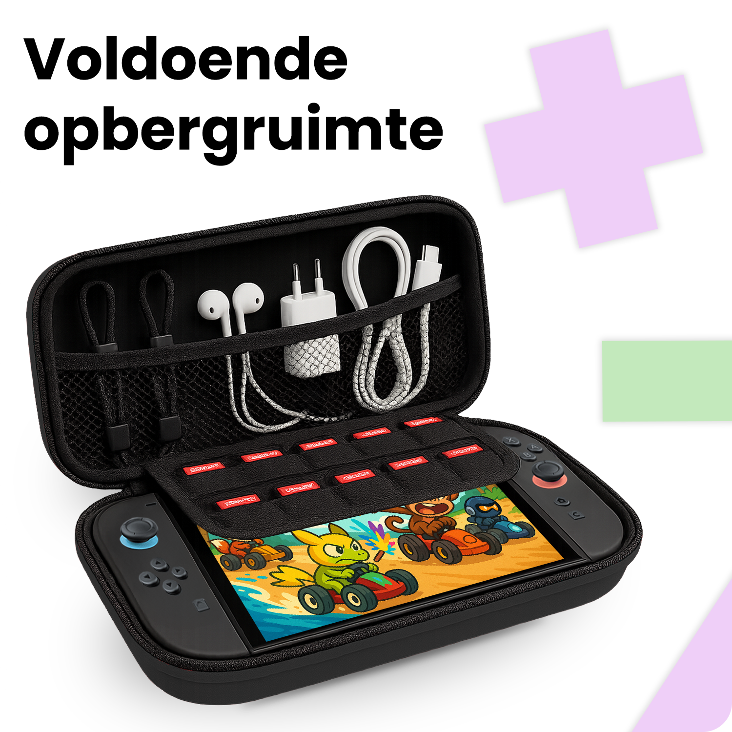 NoXx NoXx Hoesje voor Nintendo Switch 2 - Zwart