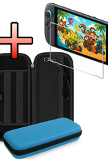 NoXx NoXx Nintendo Switch 2 Hoesje Met Screenprotector - Blauw