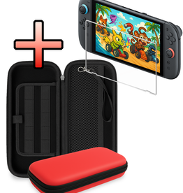 NoXx NoXx Nintendo Switch 2 Hoesje Met Screenprotector - Rood