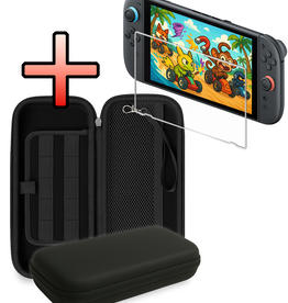 NoXx NoXx Nintendo Switch 2 Hoesje Met Screenprotector - Zwart