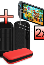 NoXx NoXx Nintendo Switch 2 Hoesje Met Screenprotector - Rood