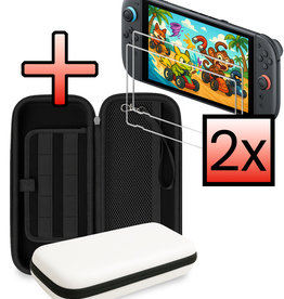 NoXx NoXx Nintendo Switch 2 Hoesje Met 2x Screenprotector - Wit