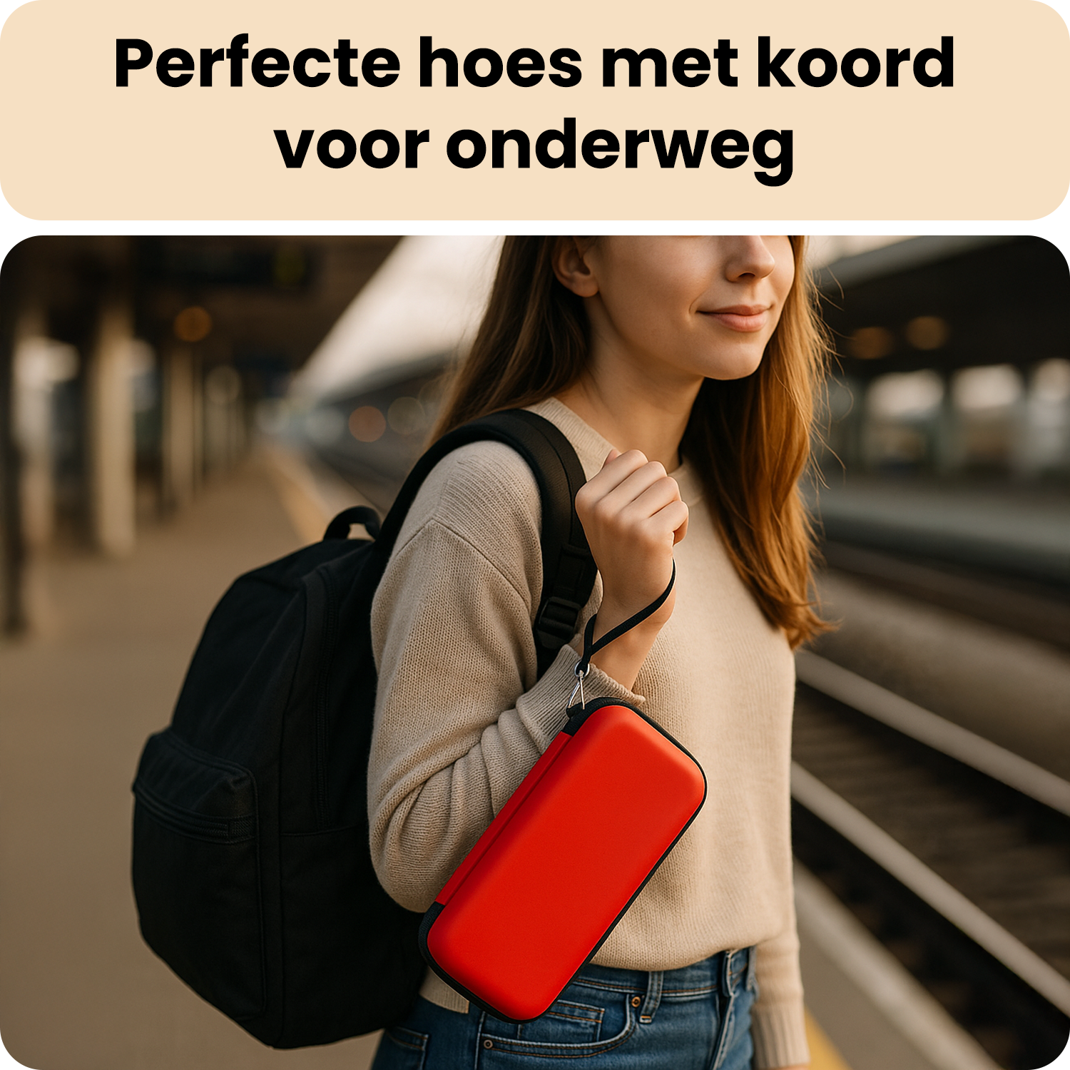 Nomfy Nomfy Hoesje voor Nintendo Switch 2 - Rood