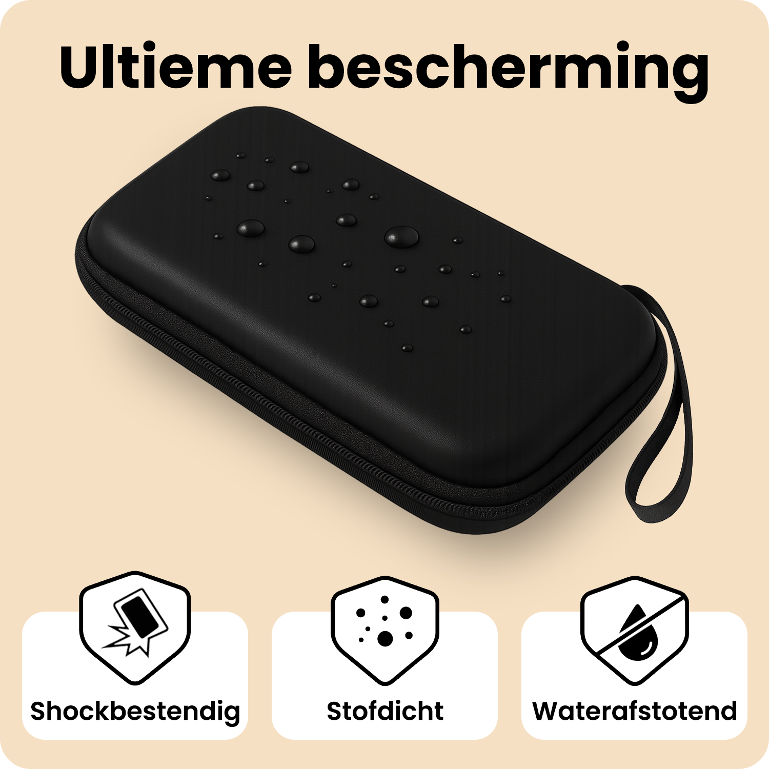 Nomfy Nomfy Hoesje voor Nintendo Switch 2 - Zwart